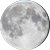 The moon at 98% visibility